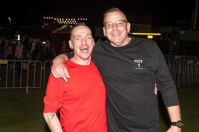 Paul Cochrane and Stuart Cochrane at Legends on the Lawn at Harrup Park Country Club.Picture: Michaela Harlow