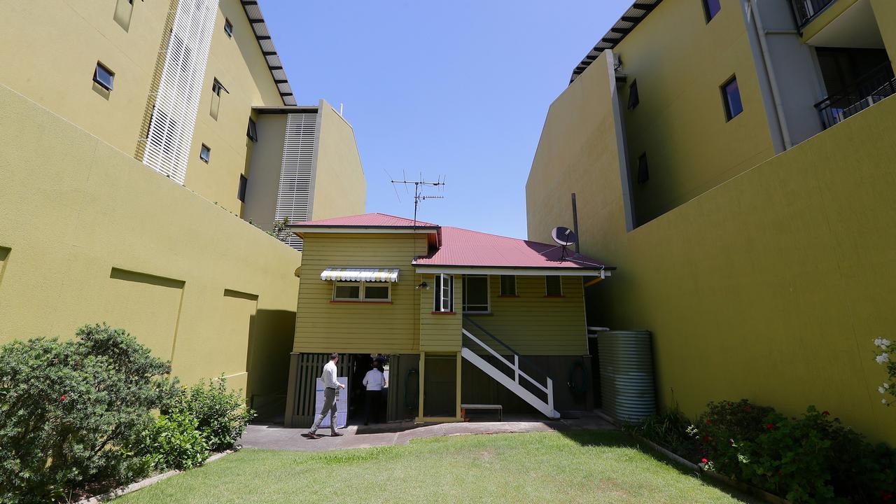 The Queensland home nicknamed Brisbane’s Up house. Picture: Peter Wallis