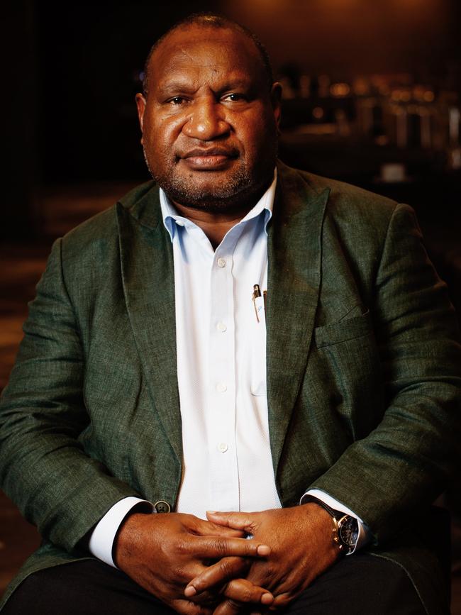 Papua New Guinea Prime Minister James Marape. Picture: Nikki Short