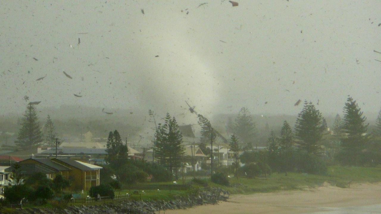 ‘It was carnage’: Moment a tornado smashed into streets