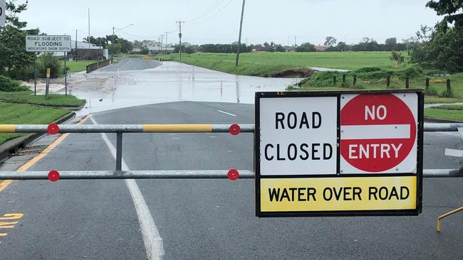 Multiple roads are cut after Mackay and the Whitsundays were smashed by rain.