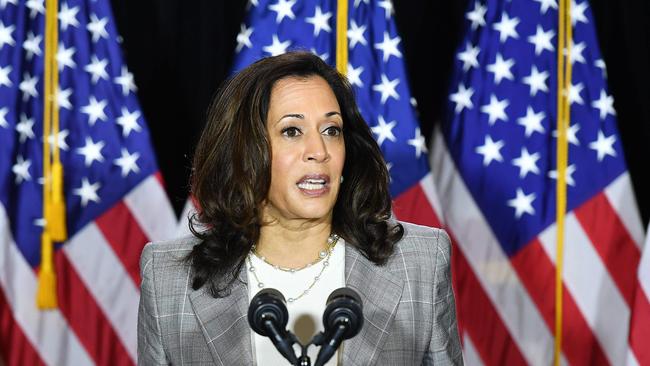 Kamala Harris in Wilmington, Delaware. Picture: AFP