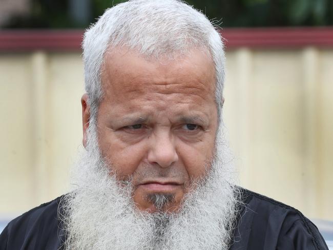 Convicted terrorist Abdul Nacer Benbrika who was recently released from prison at his home in Dallas. Thursday, December 28. 2023. Picture: David Crosling