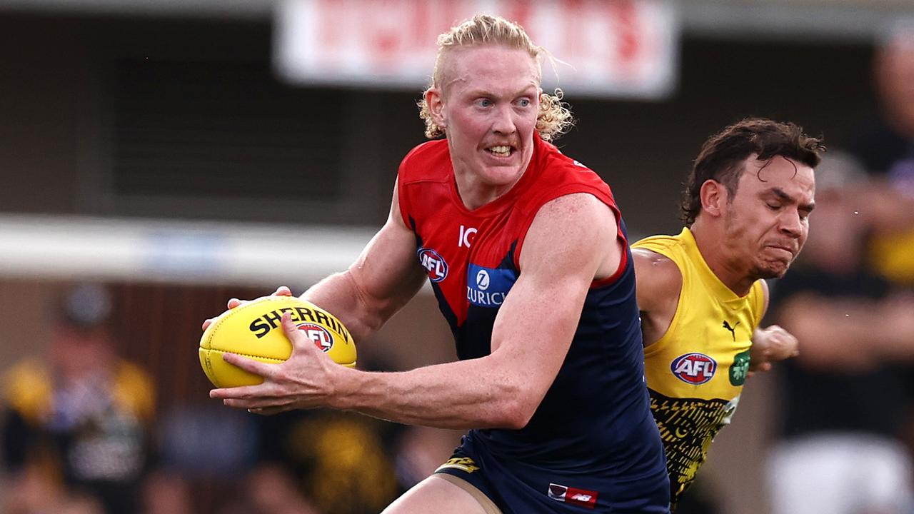 Clayton Oliver is the captains’ pick for the Brownlow. Photo: Michael Klein