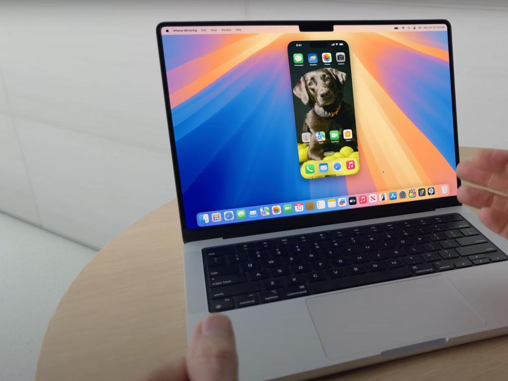 iPhone Mirroring in action. Picture: Supplied