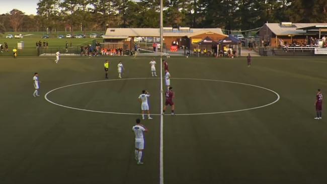 A photo of the game between the Rams and Bonnyrigg