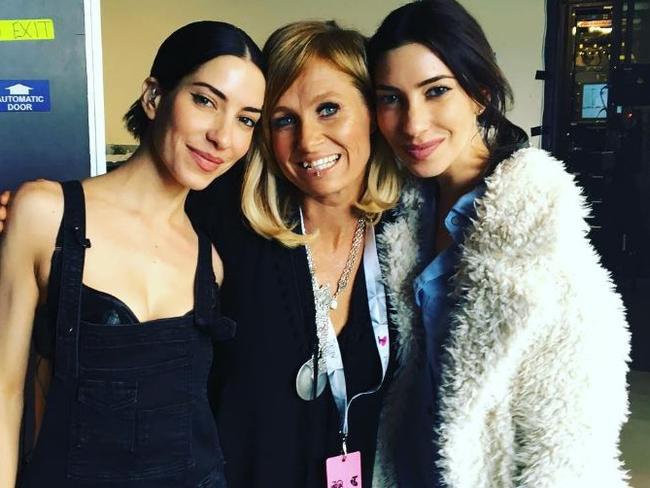 The 2016 ARIA Awards via social media ... Kasey Chambers with The Veronicas, 