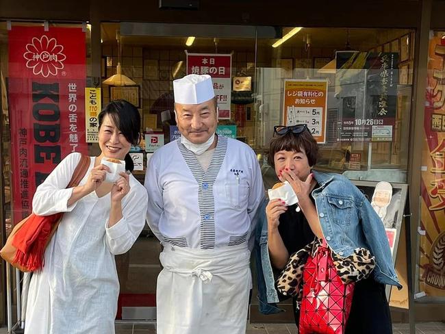 People travel from all over the world to eat the Japanese snack. Picture: Asahiya