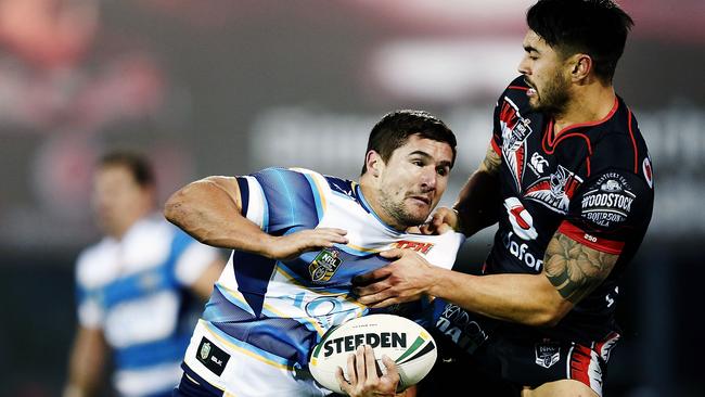 Cameron Cullen in action against the Warriors. Picture: Getty Images