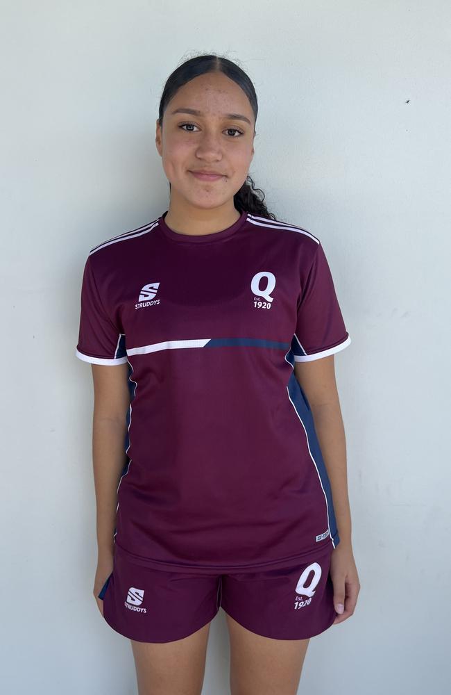 QRSS U12 Netball girls. Pictured: Nayla Danielson