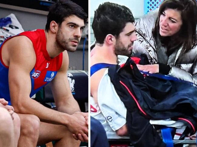 Christian Petracca suffered horrific internal injuries.