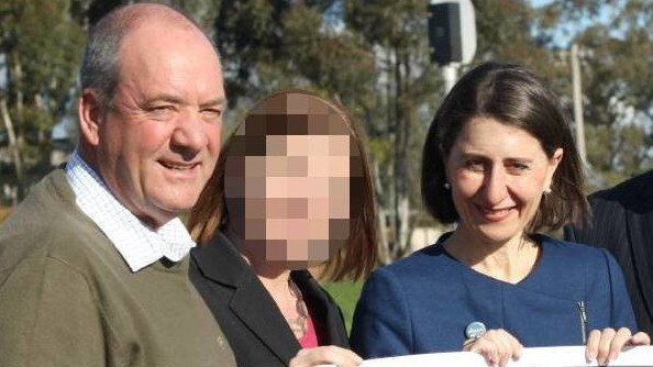 MP Daryl Maguire and NSW Premier Gladys Berejiklian in Wagga in 2017. Picture: Supplied