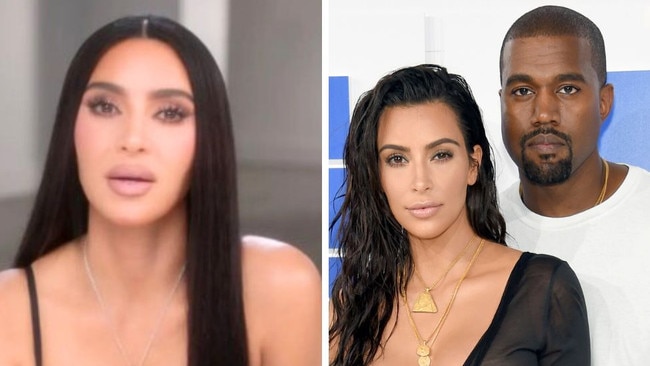 Kim Kardashian has opened up about her split from Kanye West.