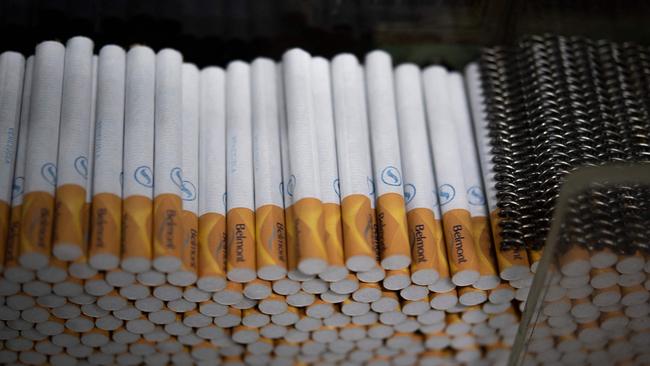 The illegally imported cigarettes, not the ones pictured, avoided $683,000 in duty tax being paid. Picture: AFP