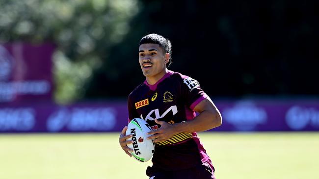 Broncos teen sensation Deine Mariner insists he will honour his Broncos deal, despite being heavily pursued by the Dolphins. Picture: Getty Images.