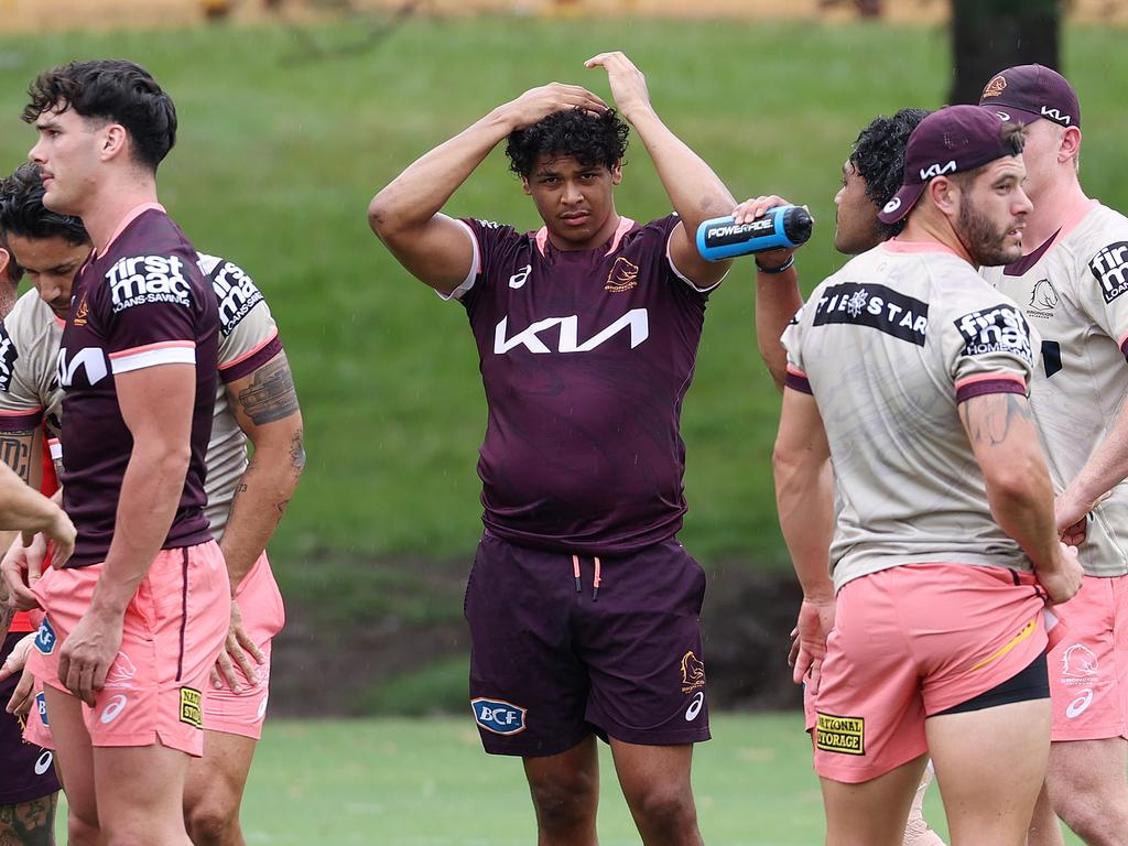 Selwyn Cobbo had some bridges to mend after his podcast comments. Picture: Liam Kidston