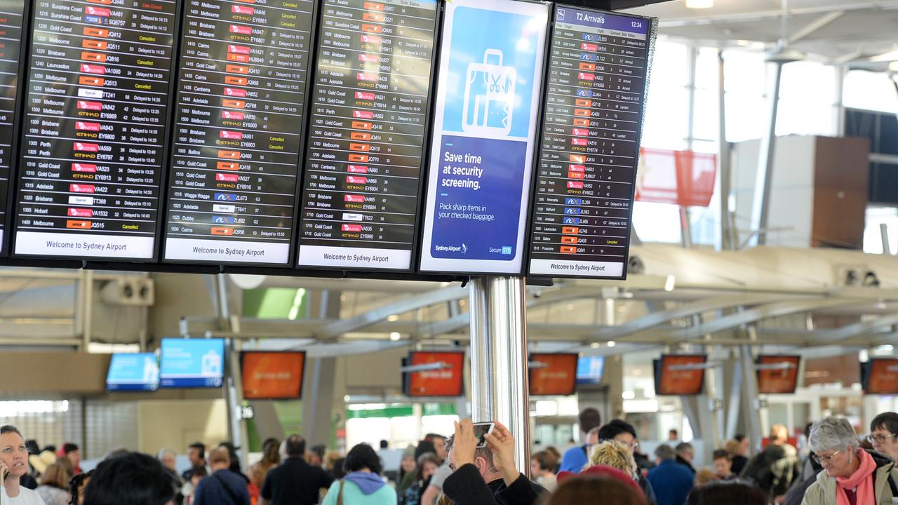 Flights cancelled at Sydney airport