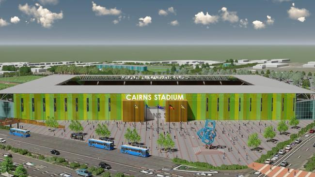 Enterprise North and the Northern Frontier Foundation released a blueprint in 2020 on how to create a 20,000-seat rectangular stadium at Barlow Park in Cairns. PICTURE: SUPPLIED