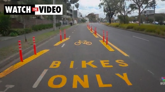 New pop up bike lanes on Heidelberg Rd