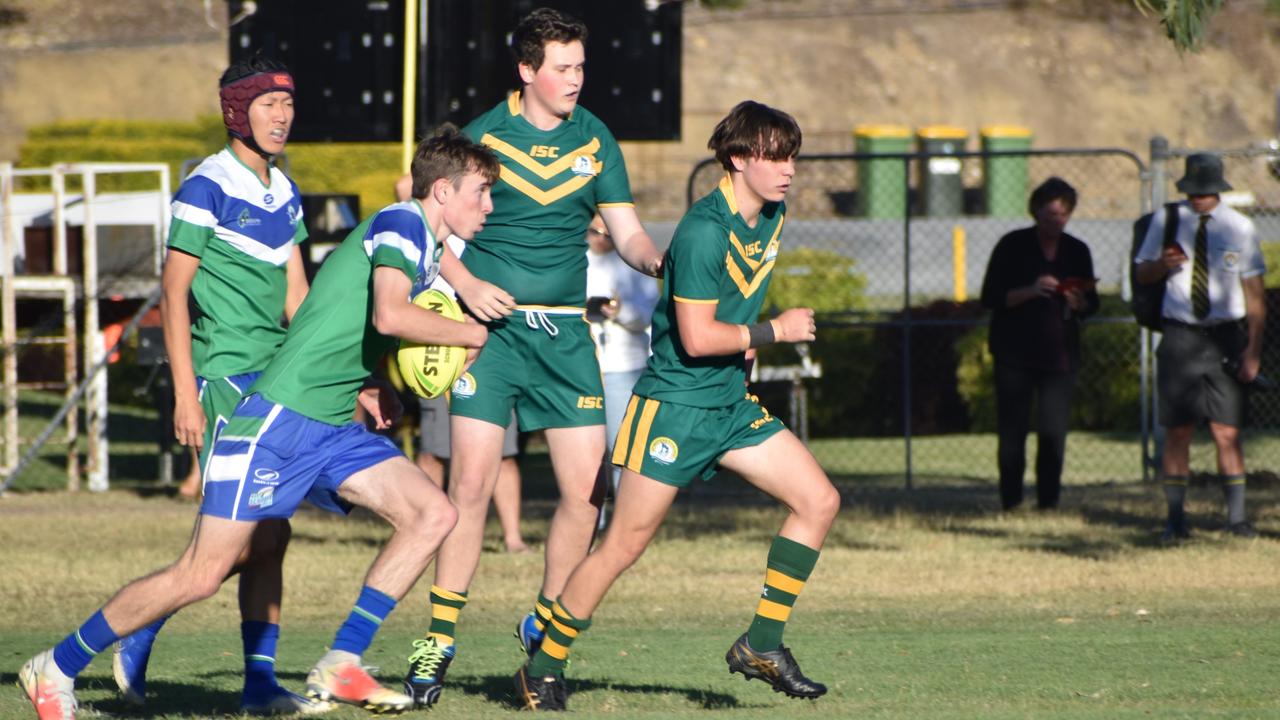 Rockhampton District Secondary Schools Rugby League Open D grand final, St Brendan's College 5 versus The Cathedral College 4, Rugby Park, Rockhampton, September 10, 2021.