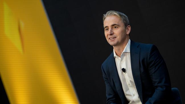 Commonwealth Bank boss Matt Comyn recently said that every 25 basis-point rise in the cash rate translated to a four basis-point NIM expansion. Picture: Supplied