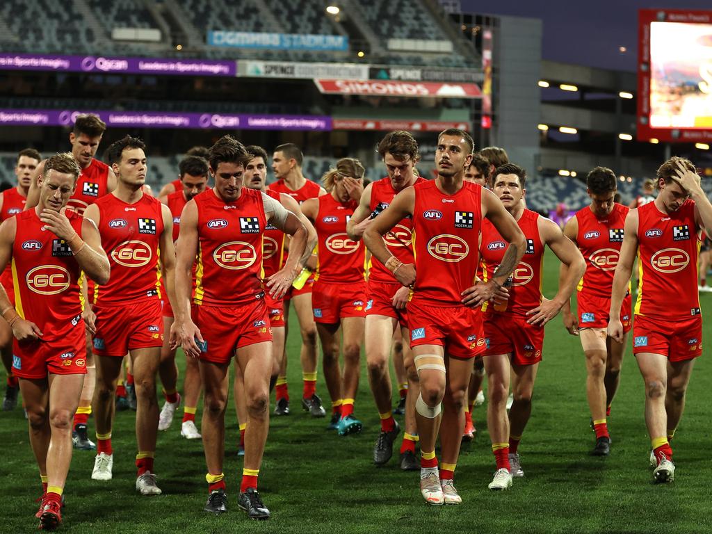 Gold Coast Suns make changes to its AFL football department post season