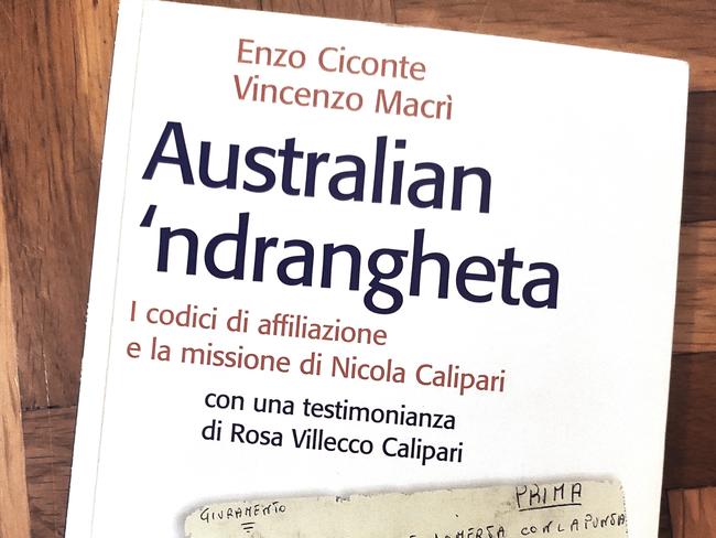 The book Australian 'ndrangheta by Vincenzo Macri.