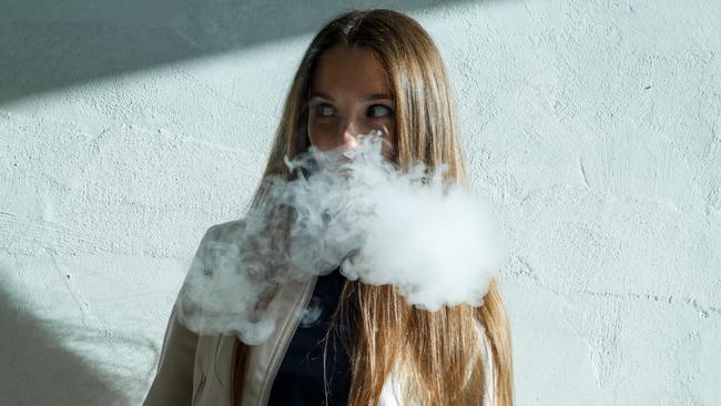 More and more young people are taking up vaping despite health warnings. Picture: supplied