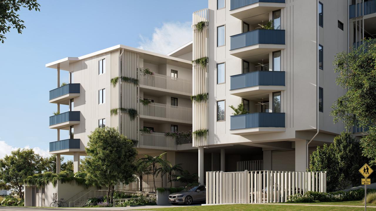 The new social and affordable housing development under construction at Nerang.