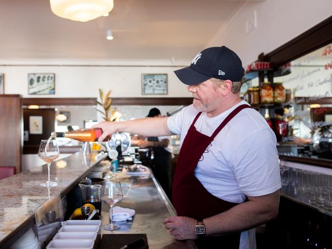 Fletcher Scott at Westside Laundry in West Hobart. Picture: Cassie Sullivan