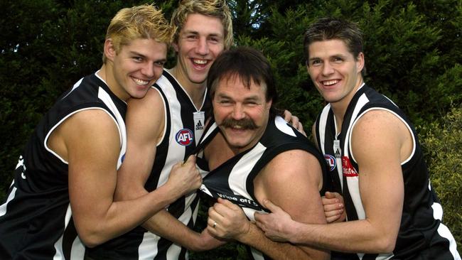 Cameron, Travis, David, and Jason Cloke all played for Collingwood after their father played for both clubs.