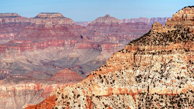 The Grand Canyon is rich in hues of many colours that change throughout the day. Picture: Collette.