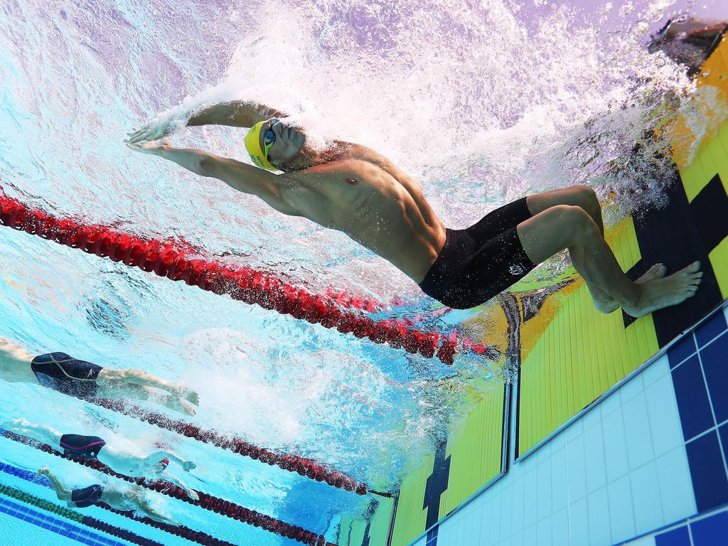 Mitch Larkin was a standout in Australia’s sterling swimming programme. Picture:  Clive Rose/Getty Images