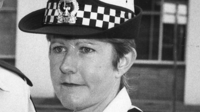 Constable Sharynne Grant pictured in 1987. Pic: File