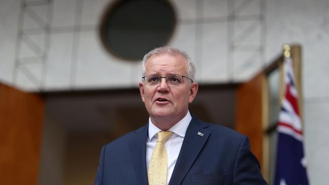 Prime Minister Scott Morrison has been in isolation with Covid over the last week and unable to visit the region. Picture: NCA NewsWire / Gary Ramage