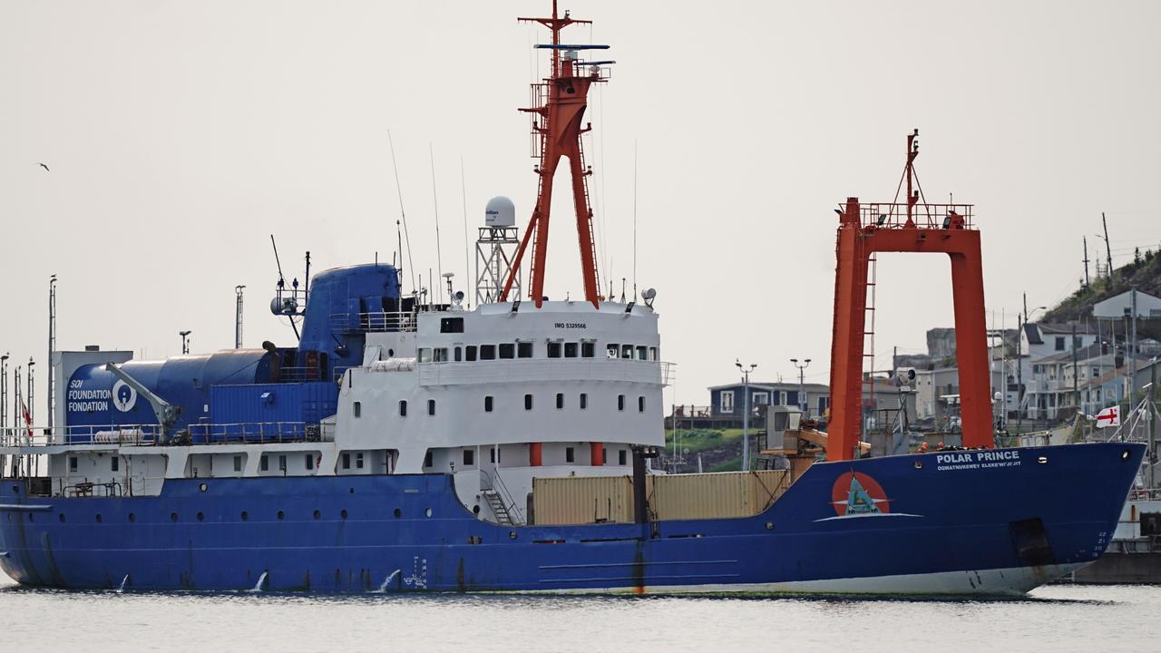 The Polar Prince was the main support ship for the Titan submersible. Picture: Jordan Pettitt/ Getty Images