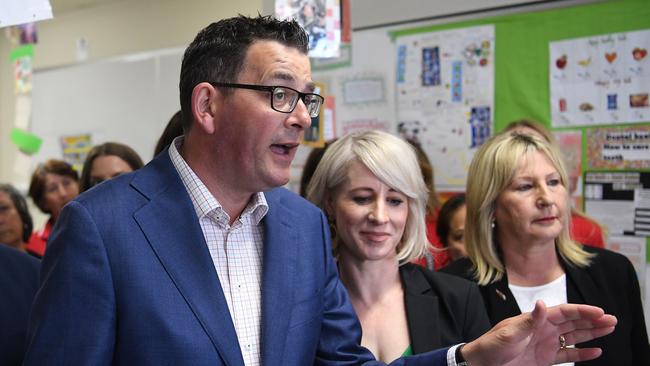 Daniel Andrews says he doesn’t have the levers to ultimately control immigration. Picture: AAP Image/Julian Smith