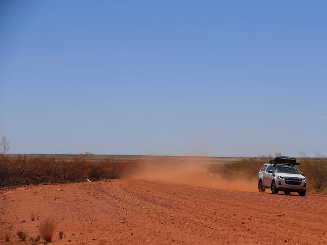 The Tanami Road on the way to Balgo. Picture: Adam Head