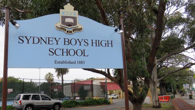 Sydney Boys High School, where a program about sexual consent has begun.