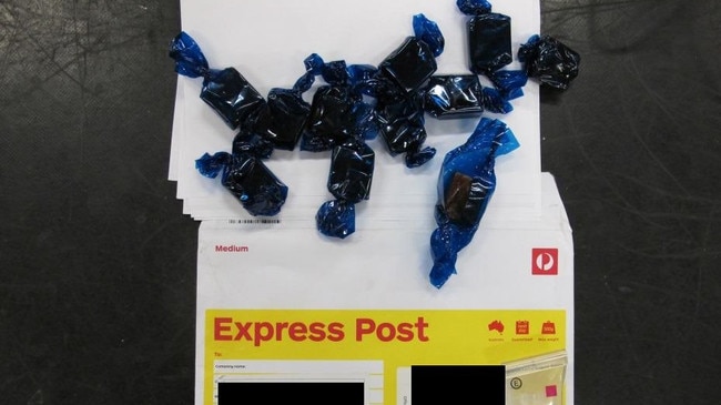 Drugs found in mail packages in Melbourne.