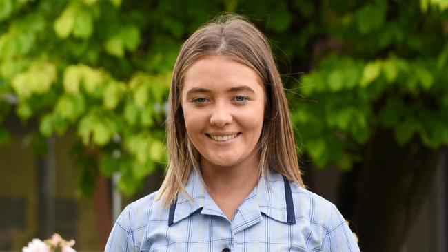 Sarah Dally, Mount Gambier High School dux. Picture: Mount Gambier High School