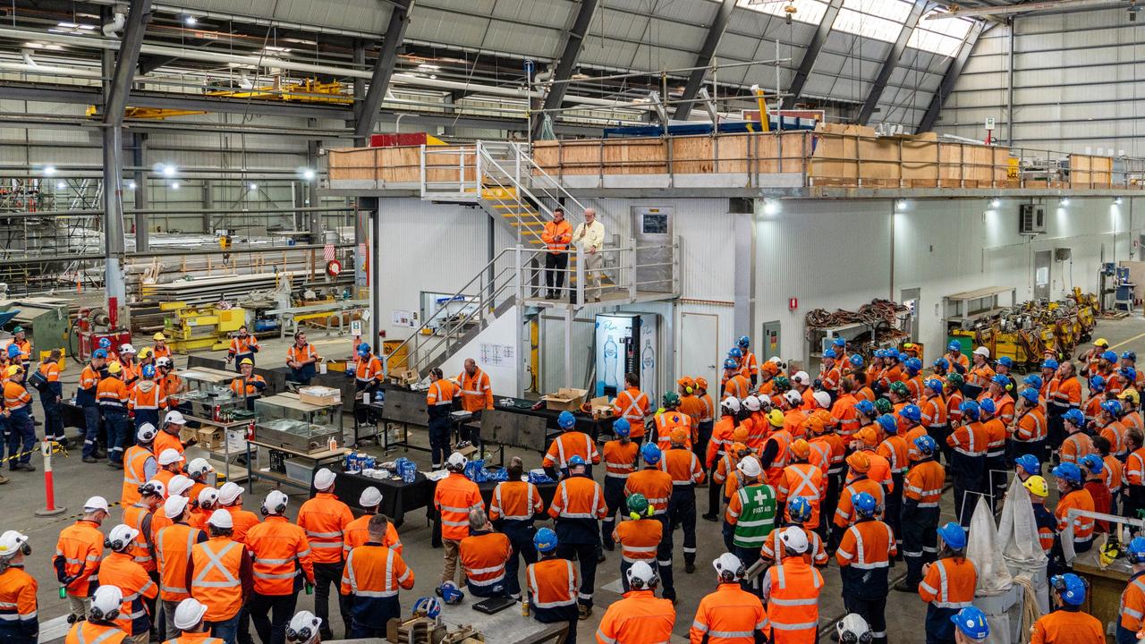 Incat production workers can now work a four day week.