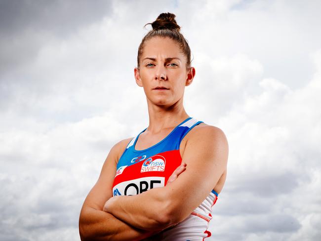 NSW Swifts player Abbey McCulloch is taking a break from the game due to injury.