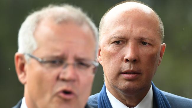 He coulda been a contender, but instead Peter Dutton was outflanked by Scott Morrison in the leadership drama. Picture: Dan Peled/AAP