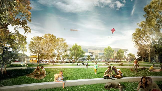 The pictures reveal improved access to Parramatta Park.