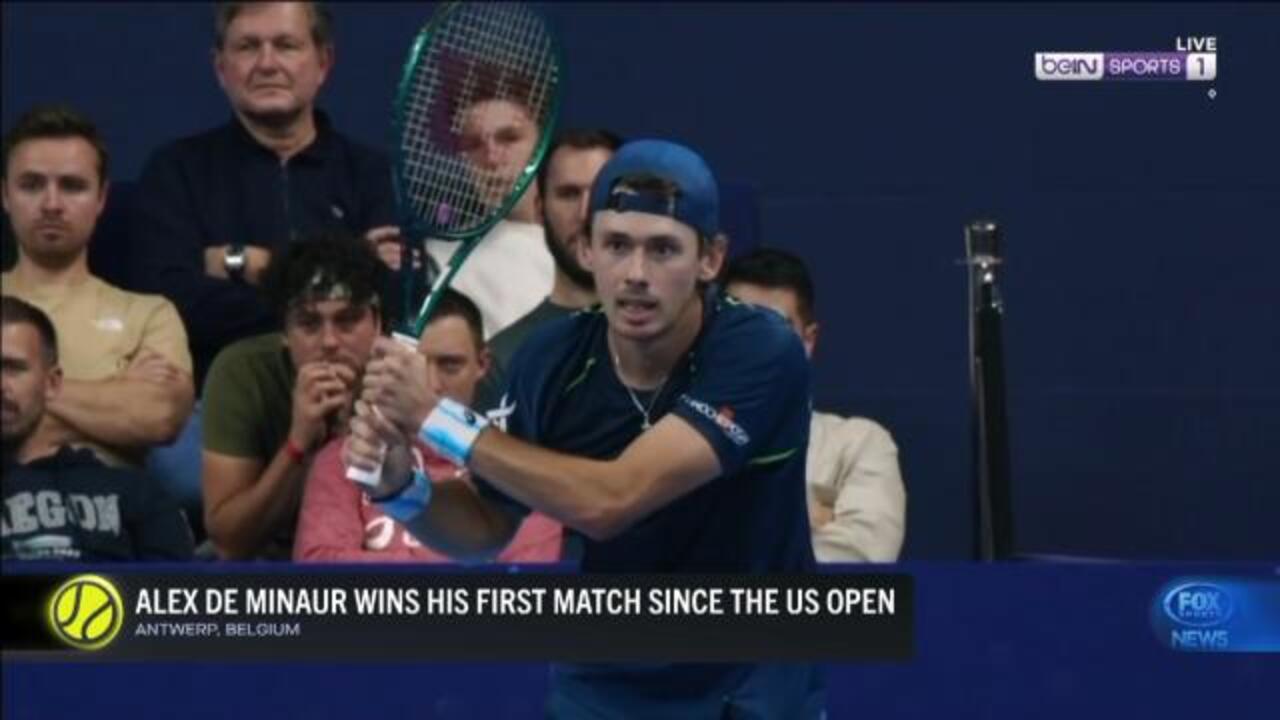 De Minaur seals first win since US Open