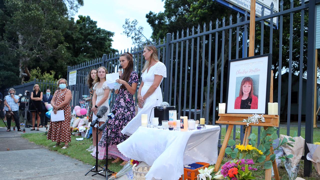 A solemn vigil was held for Charlise whose body was recovered on Tuesday night. Picture: NCA NewsWire / Richard Gosling