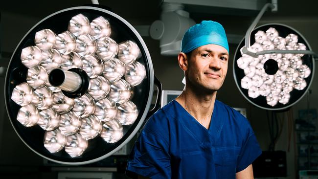 Dr John Trantalis is the surgeon who saved Billy Slater's career. Picture: Jonathan Ng