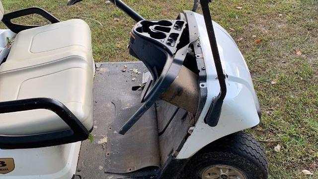 The Tallebudgera Golf Course buggies were found completely bent out of shape. 