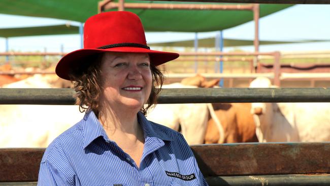 Mining and dining: Gina Rinehart.